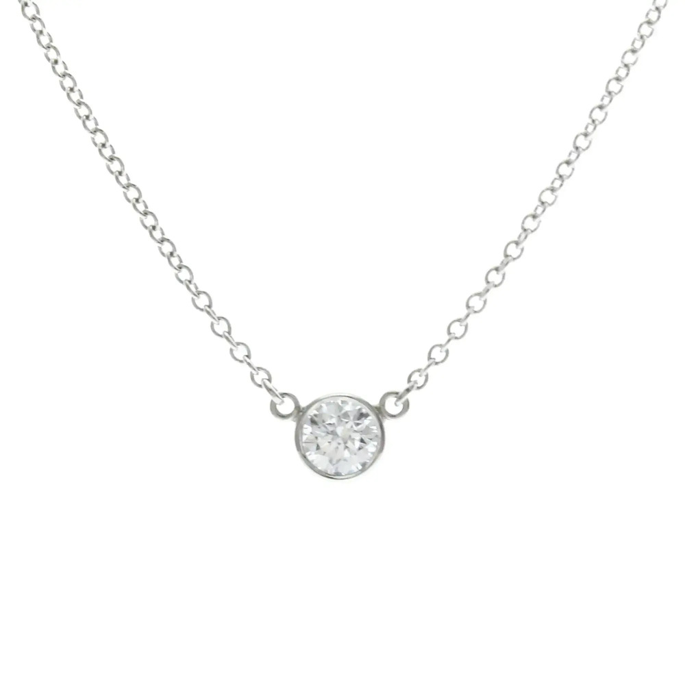 Tiffany & Co. By the Yard Necklace, PT950, Condition Rank A, Weight 2.5g